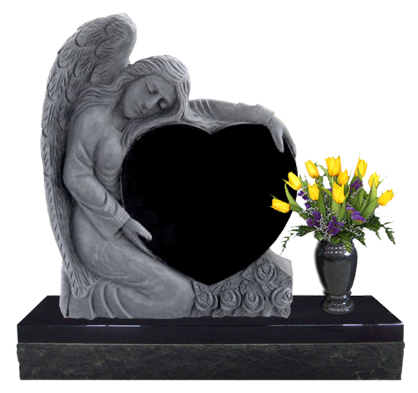 Single Angel Heart Black