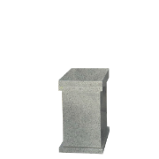 Cremation Pedestal Gray