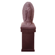 Our Lady Pedestal Red