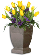 Standard-Vases-Gray-with flowers