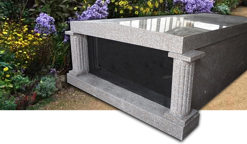 Musoleum Color Eagle Granite Company | Companion Mausoleums